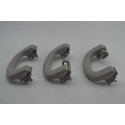 Kit Com 3 Puxador Alça Teto Pqp Fiat Bravo 2013 Original