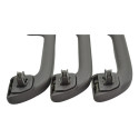 Kit Com 3 Puxador Alça Pqp Teto Honda Civic 2007 Original Cinza-escuro