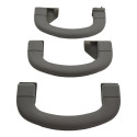 Kit Com 3 Puxador Alça Teto Pqp Fiat Bravo 2013 Original