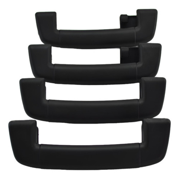 Kit 4 Puxador Alça Teto Pqp Range Rover Sport 2017 Original Preto