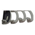 Kit 3 Puxador Alça Teto Pqp + Porta Oculos Punto 2013 Origin Bege