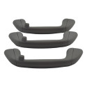 Kit 3 Puxador Alça Apoio Teto Pqp Etios 2013 Original Cinza