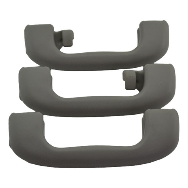 Kit C/3 Puxador Alça Teto Pqp Chevrolet Cruze 2015 Original Cinza