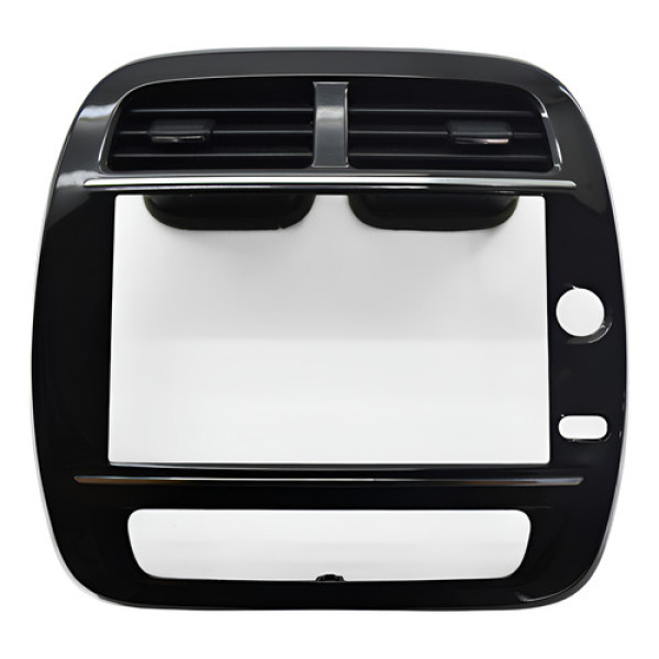 Moldura Central Painel Com Difusor Renault Kwid 2022 Origina Preto