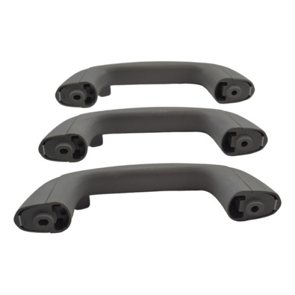 Kit 3 Puxador Alça Apoio Teto Pqp Etios 2013 Original Cinza