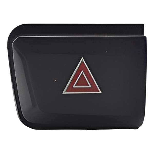 Botão Interruptor Pisca Alerta Peugeot 208 2015 Original  Preto