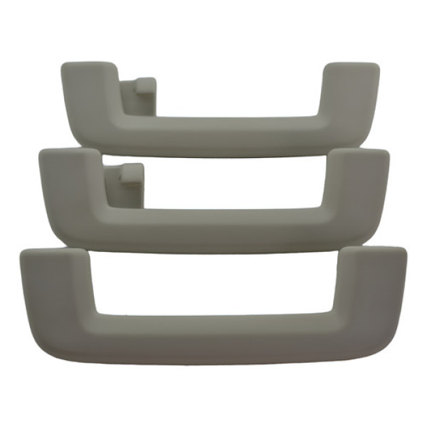 Kit 3 Puxador Alça Teto Pqp Ford Ecosport 2021 Original - Creme