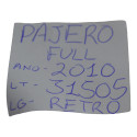 Espelho Retrovisor Interno Pajero Full 2010 Original