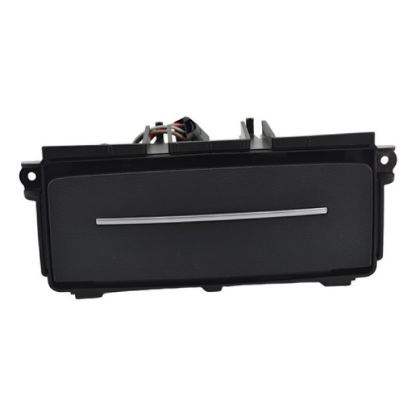 Moldura Tomada 12v Duplo Acendedor Cigarro Audi Q7 2016 Orig Preto