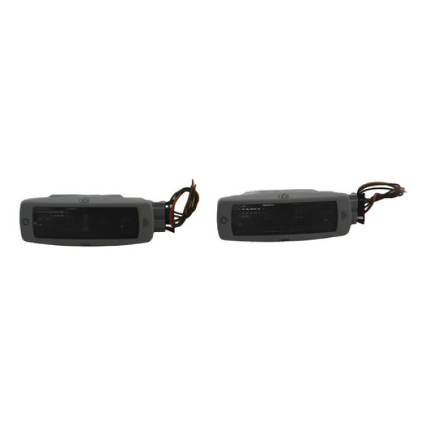 Par Luz Cortesia Lateral Fox Gol Polo 1999 A 2018 Original Cinza/transparente (lente Fumê)