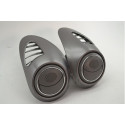 Par Difusor Ar Lateral Painel Cromado Fiat Palio 2007 Origin