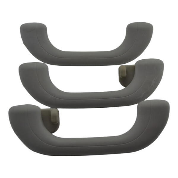 Kit 3 Puxador Alça Teto Pqp Soul 2011 Original Cinza