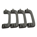 Kit 4 Puxador Alça Teto Pqp Pajero Hpe 2016 Original Bege