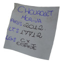Difusor Central Painel Chevrolet Meriva 2012 Original