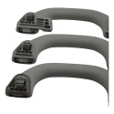 Kit 3 Puxador Alça Teto Pqp Vw Jetta 2014 Original Preto