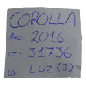 Luz Interna Cortesia Teto Corolla 2016 Original
