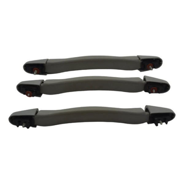 Kit 3 Puxador Alça Teto Pqp Tucson 2016 Original Cinza