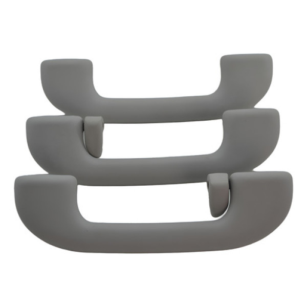 Kit 3 Puxador Alça Teto Pqp Jeep Renegade 2023 Original Cinza