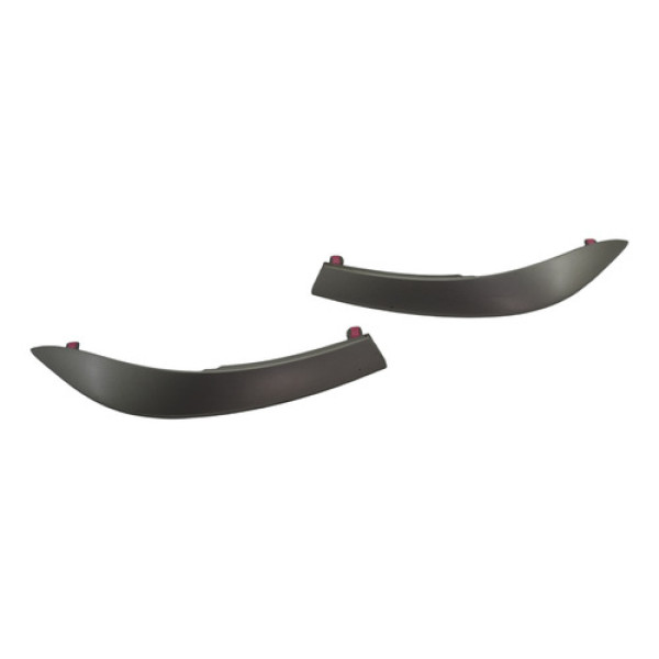 Par Friso Acabamento Painel Corolla 2011 Original Prateado