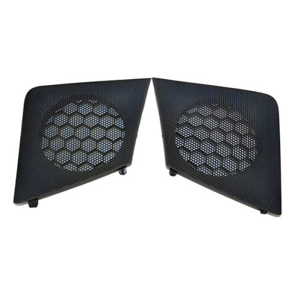 Par Tela Alto Falante Painel Toyota Etios 2015 Original Preto