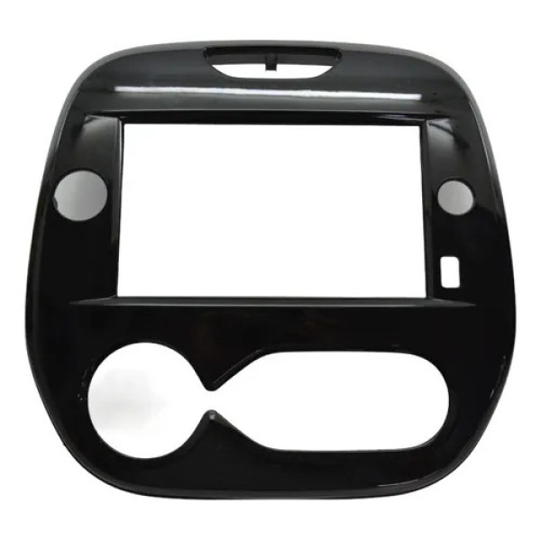 Moldura Multimidia Central Painel Captur 2021 2022 Original Preto