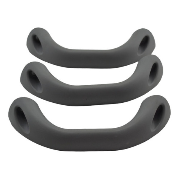 Kit 3 Puxador Alça Apoio Teto Pqp S18 2011 Original Cinza