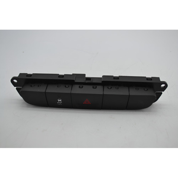 Botão Pisca Alerta Tração Fiat Toro Freedom 2016 Original Preto
