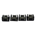 Kit 4 Botão Cego Falso Volkswagen Fox 2012 Original