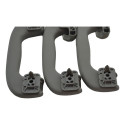 Kit 3 Puxador Alça Teto Pqp Gm Vectra 2010 Original Cinza