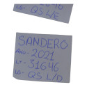 Quebra Sol Lado Direito Passageiro Sandero 2021 Original