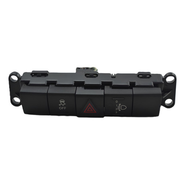 Botão Pisca Alerta Farol Off Jeep Compass 2013 2014 Original Preto Botão Pisca Alerta Farol Off Jeep Compass 2013 2014 Original Preto