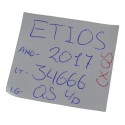 Quebra Sol Lado Direito Passageiro Etios 2017 Origin