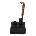 Entrada Conector Usb Auxiliar Console Fiat Mobi 2018 Origina