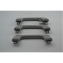 Kit 3 Puxador Alça Teto Pqp Mitsubishi Asx 2016 Original