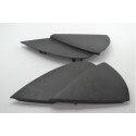 Par Moldura Acabamento Lateral Painel A3 Sportback 2009 Orig