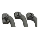 Kit Com 3 Puxador Alça Teto Pqp Hyundai Ix35 2011 Original Cinza