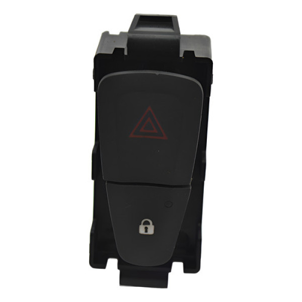 Botão Pisca Alerta Trava Renault Sandero 2019 Original - Preto