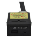 Entrada Conector Usb Auxiliar Console Azera 2015 Original Preto