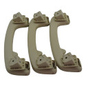 Kit Com 3 Puxador Alça Teto Pqp Citroen C4 Pallas 2010 Origi Creme