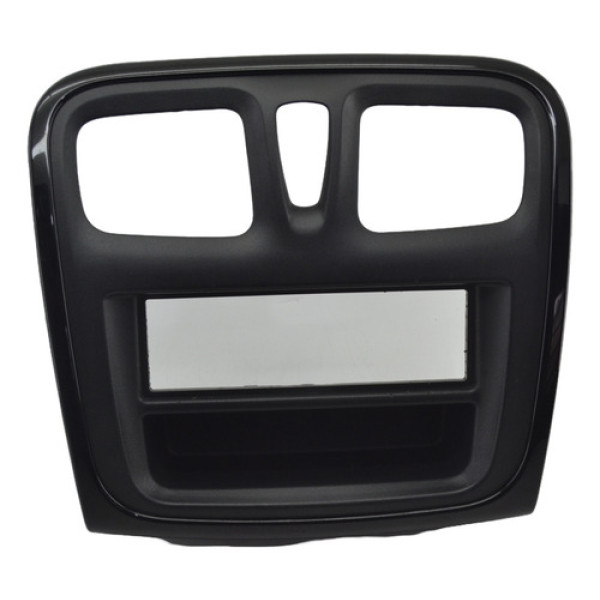 Moldura Radio 1din Painel Central Sandero 2020 Logan Origina Preto