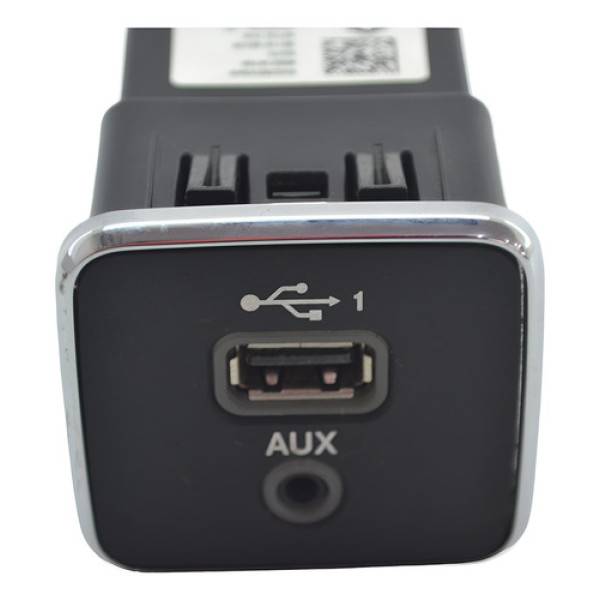 Entrada Conector Auxiliar Usb Console Fiat Argo 2020 Origina Preto