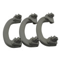 Kit 3 Puxador Alça Teto Pqp Fiat Argo 2020 Original