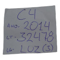 Luz Interna Porta Luvas Citroen C4 Lounge 2014 Original