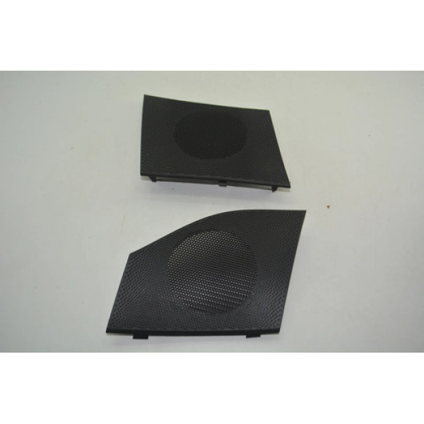 Par Tela Alto Falante Painel Kwid 2017 A 2024 Original Preto