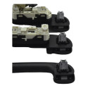 Kit 3 Puxador Alça Teto Pqp C/iluminação Renegade 2022 Origi Preto