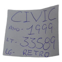 Espelho Retrovisor Interno Civic 1999 Original