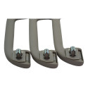 Kit Com 3 Puxador Alça Teto Pqp Honda City 2015 Original Cinza-escuro
