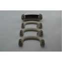 Kit 3 Puxador Alça Teto Pqp + Porta Oculos Punto 2011 Origin