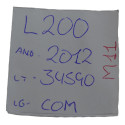 Comando Ar Condicionado Painel L200 2012 Original