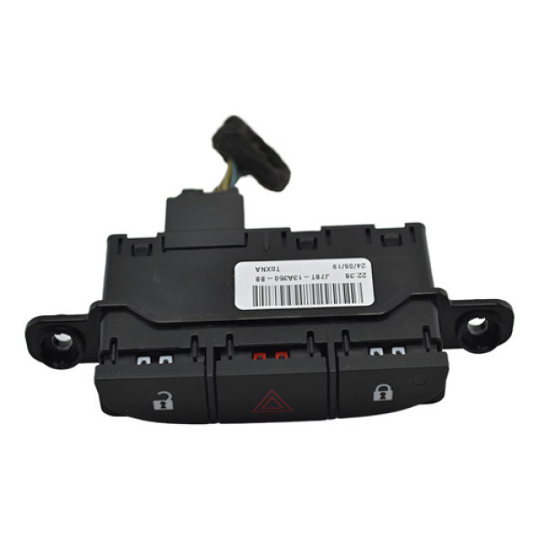 Botão Trava Destrava Pisca Alerta Ford Ka+ 2020 Original - Preto